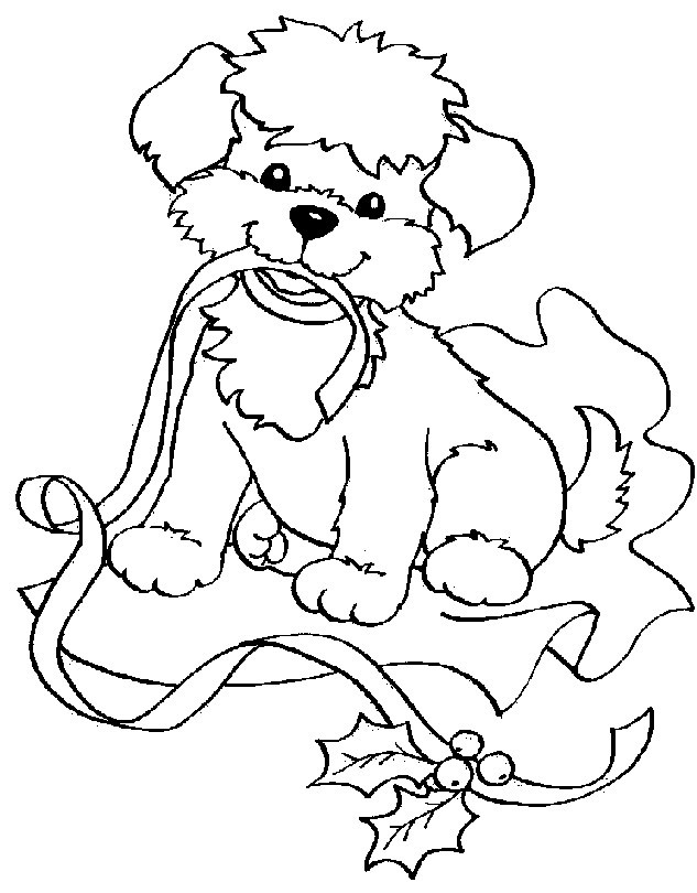 Best ideas about Christmas Dog Coloring Pages For Kids
. Save or Pin Puppy Cliparts Now.