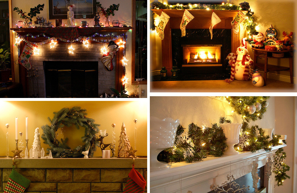 Best ideas about Christmas Fireplace Decorations  . Save or Pin 33 Mantel Christmas Decorations Ideas DigsDigs Now.