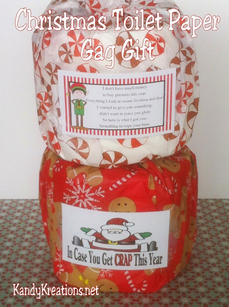 Best ideas about Christmas Gag Gift Ideas
. Save or Pin Christmas Toilet Paper Gag Gift Now.