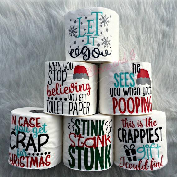 Best ideas about Christmas Gag Gift Ideas
. Save or Pin christmas toilet paper funny christmas ts white elephant Now.