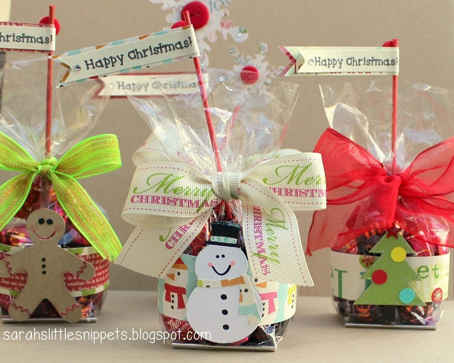 Best ideas about Christmas Gift Bag Ideas
. Save or Pin Christmas treat bags You could use an upside down candy Now.