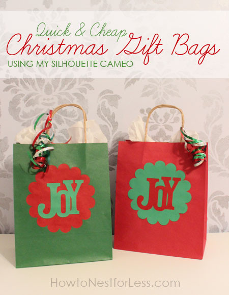 Best ideas about Christmas Gift Bag Ideas
. Save or Pin Quick & Easy Christmas Gift Bags using my Silhouette Now.