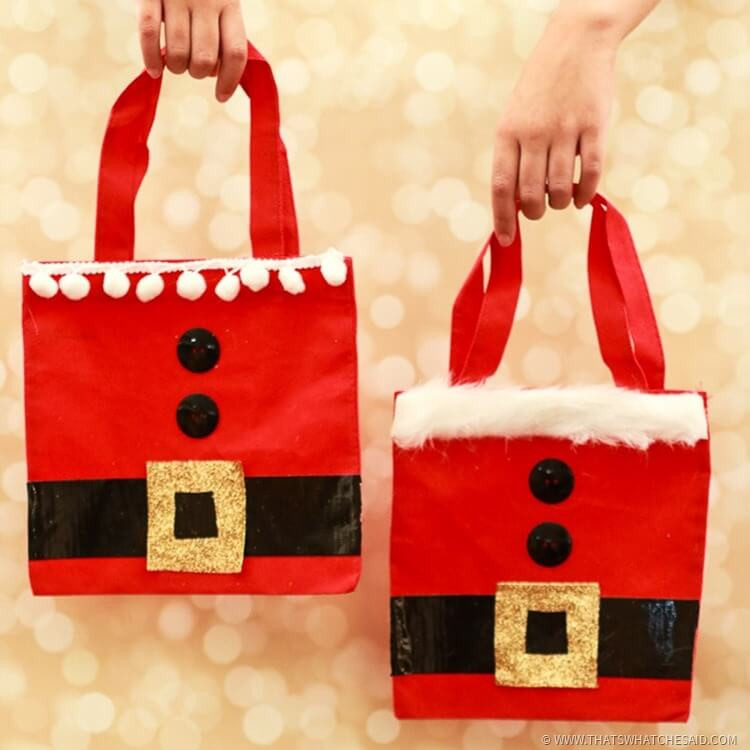 Best ideas about Christmas Gift Bag Ideas
. Save or Pin Santa Gift Bags Now.
