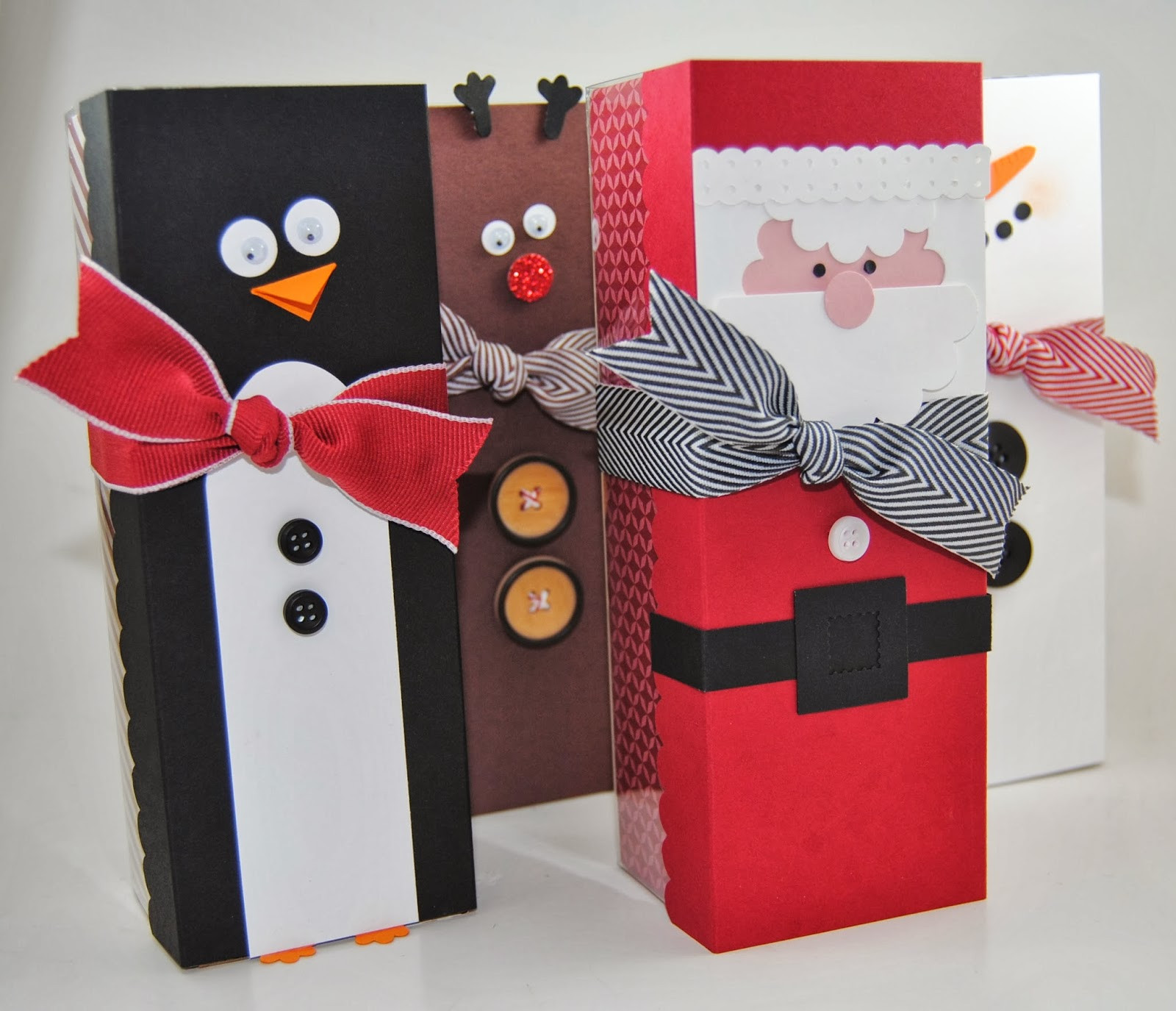 Best ideas about Christmas Gift Box Ideas
. Save or Pin Laura s Works of Heart CHRISTMAS TAG A BAG GIFT BOXES Now.