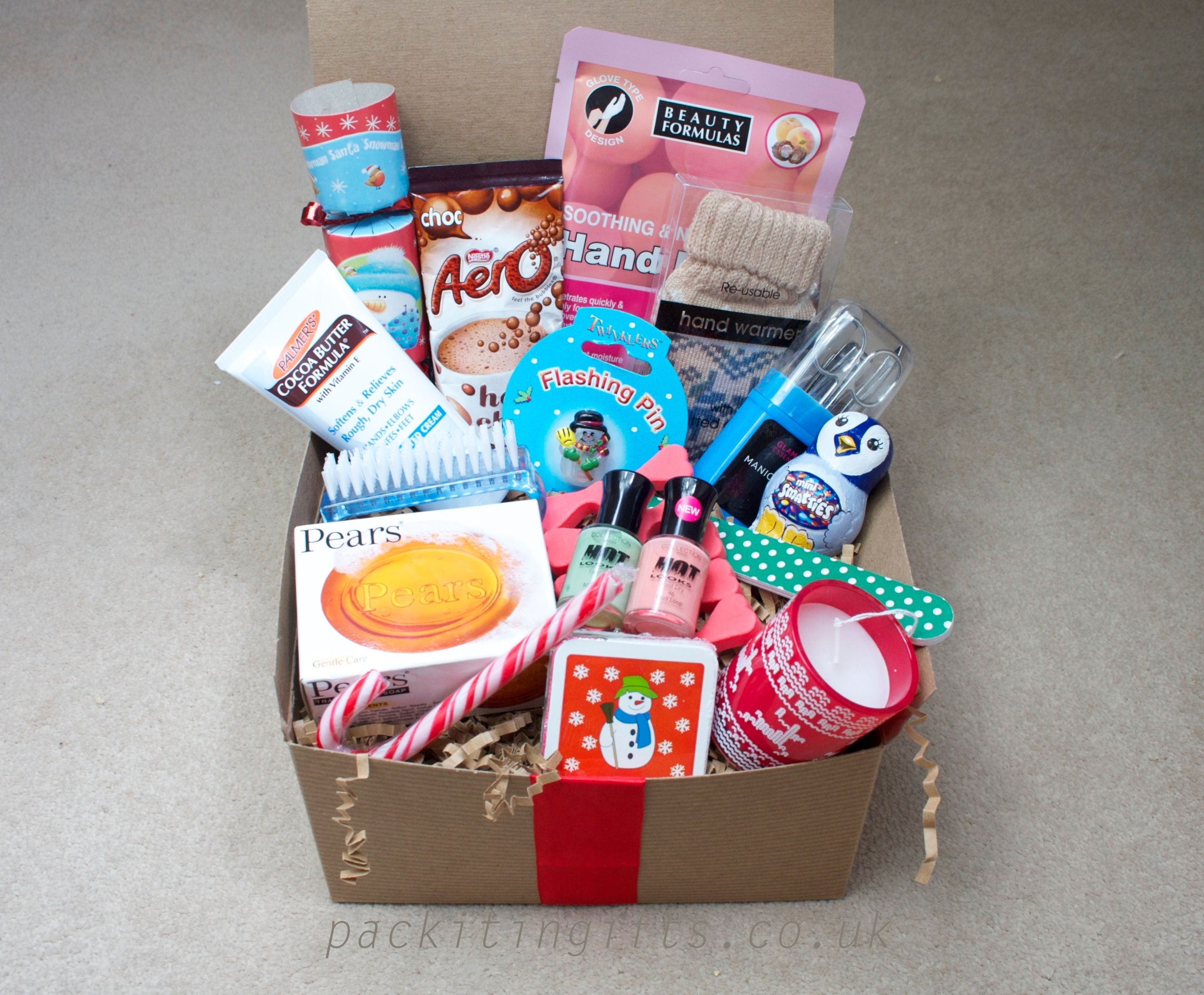 Best ideas about Christmas Gift Box Ideas
. Save or Pin DIY Manicure Christmas t box filled with lovely bits Now.