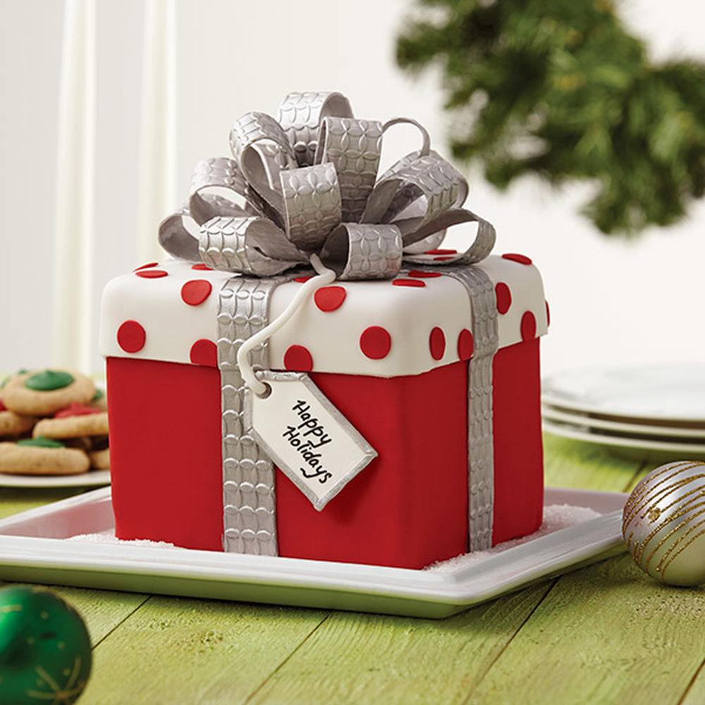 Best ideas about Christmas Gift Boxes Ideas
. Save or Pin Christmas Gift Box Fondant Cake with Bow Now.