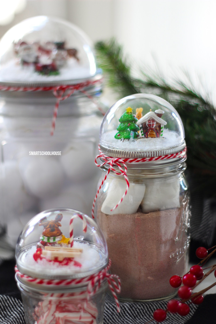 Best ideas about Christmas Gift Craft Ideas
. Save or Pin Mason Jar Lid Snow Globe Smart School House Now.