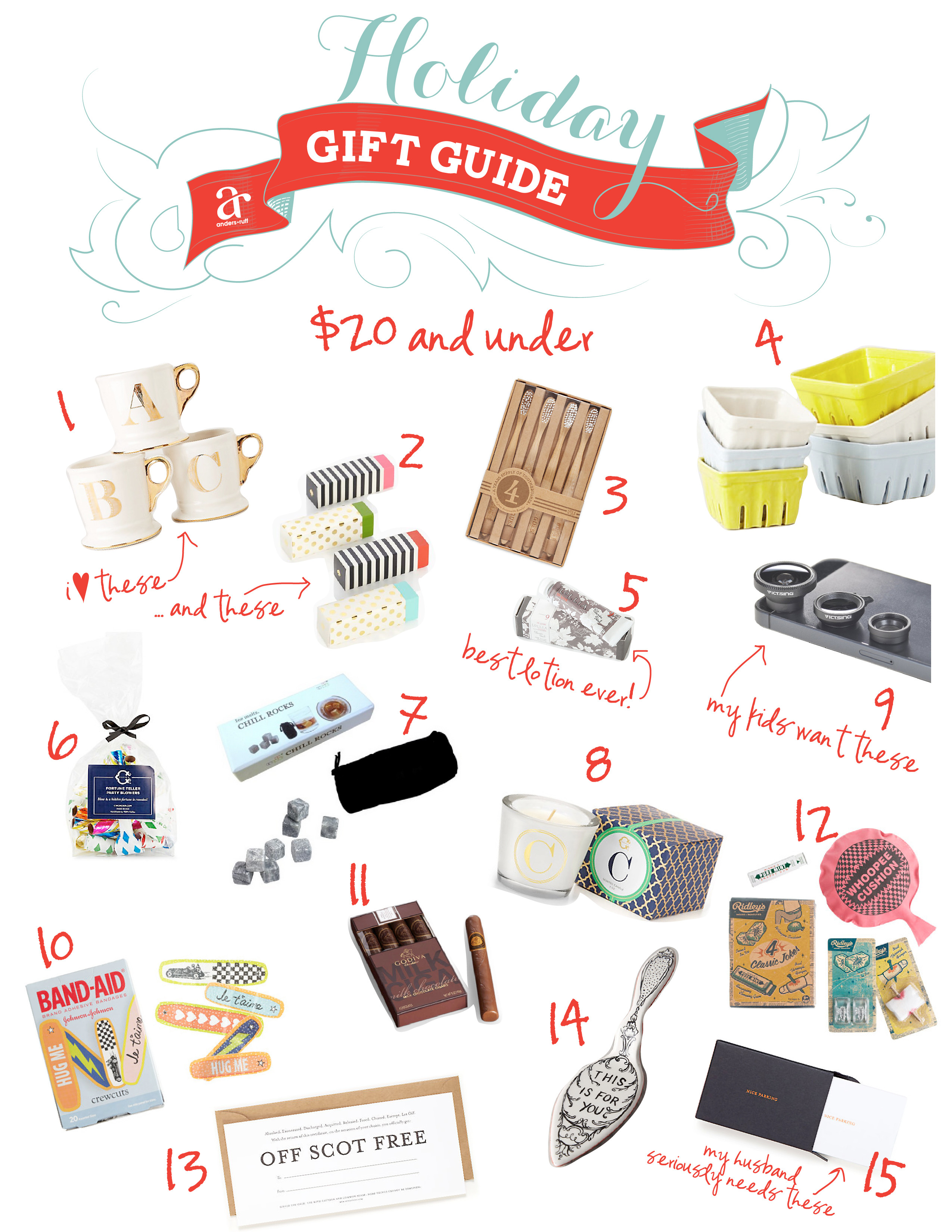 Best ideas about Christmas Gift Exchange Ideas Under 20
. Save or Pin Ruff Draft Holiday Gift Guide $20 and Under Anders Now.