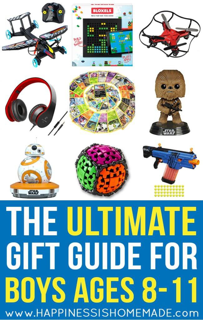 Best ideas about Christmas Gift Ideas For 9 Year Old Boy
. Save or Pin The Best Gift Ideas for Boys Ages 8 11 Happiness is Homemade Now.