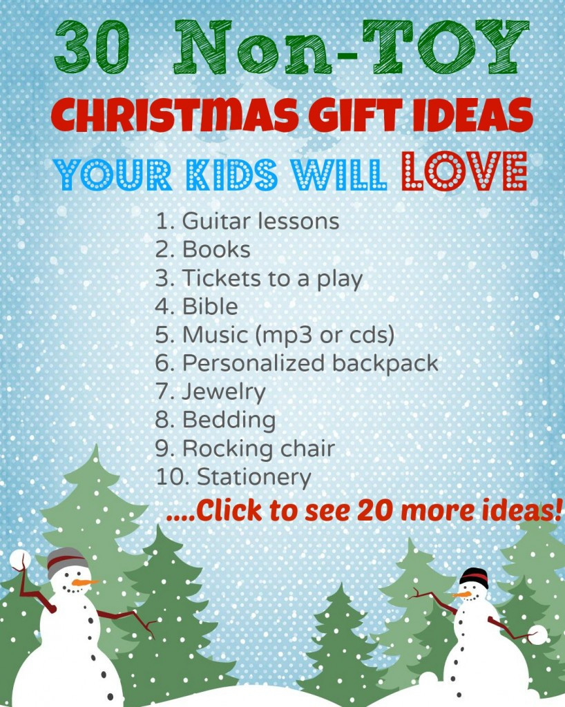 Best ideas about Christmas Gift Ideas For Children
. Save or Pin 30 Non Toy Christmas Gift Ideas for Kids What Mommy Does Now.