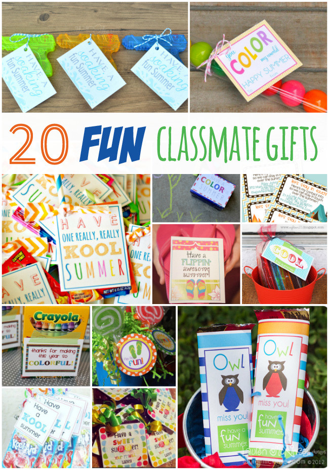 Best ideas about Christmas Gift Ideas For Classmates
. Save or Pin End of School Year Classmate Gifts Design Dazzle Now.