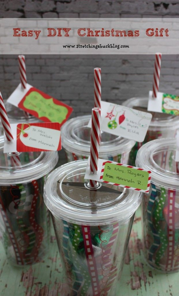 Best ideas about Christmas Gift Ideas For Coworkers
. Save or Pin Easy DIY Christmas Tumblers filled with a t card Now.