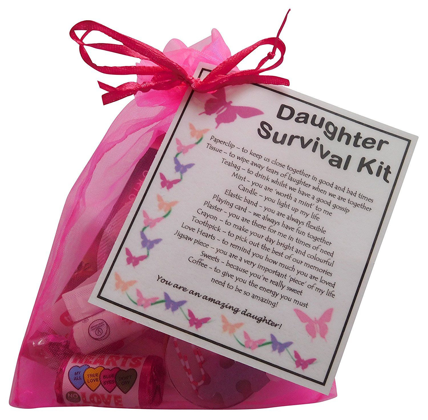 Best ideas about Christmas Gift Ideas For Daughter
. Save or Pin Daughter Survival Kit Gift Great present for Birthday Now.