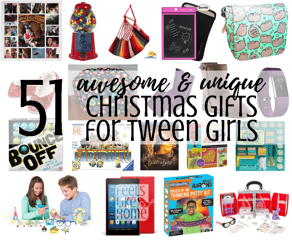 Best ideas about Christmas Gift Ideas For Girls
. Save or Pin 58 Awesome & Unique Christmas Gift Ideas for Tween Girls Now.