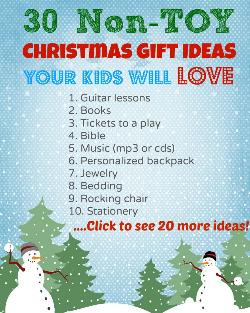 Best ideas about Christmas Gift Ideas For Kids
. Save or Pin 30 Non Toy Christmas Gift Ideas for Kids What Mommy Does Now.