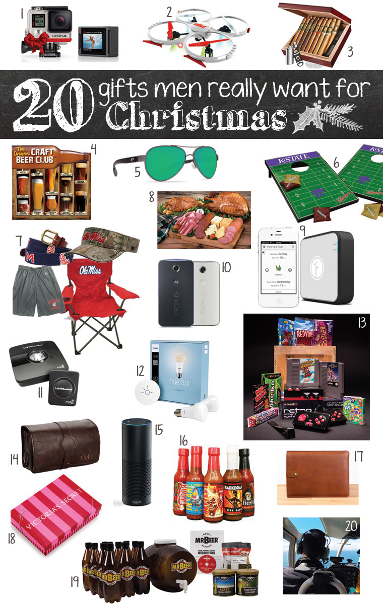 Best ideas about Christmas Gift Ideas For Men
. Save or Pin 20 Gifts Men Really Want for Christmas Now.