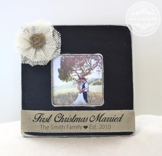 Best ideas about Christmas Gift Ideas For Newlyweds
. Save or Pin First Christmas Married Newlywed GIFT Wedding Personalized Now.
