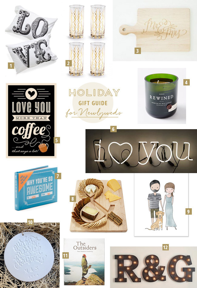 Best ideas about Christmas Gift Ideas For Newlyweds
. Save or Pin Gift Guide for the Newlyweds Now.