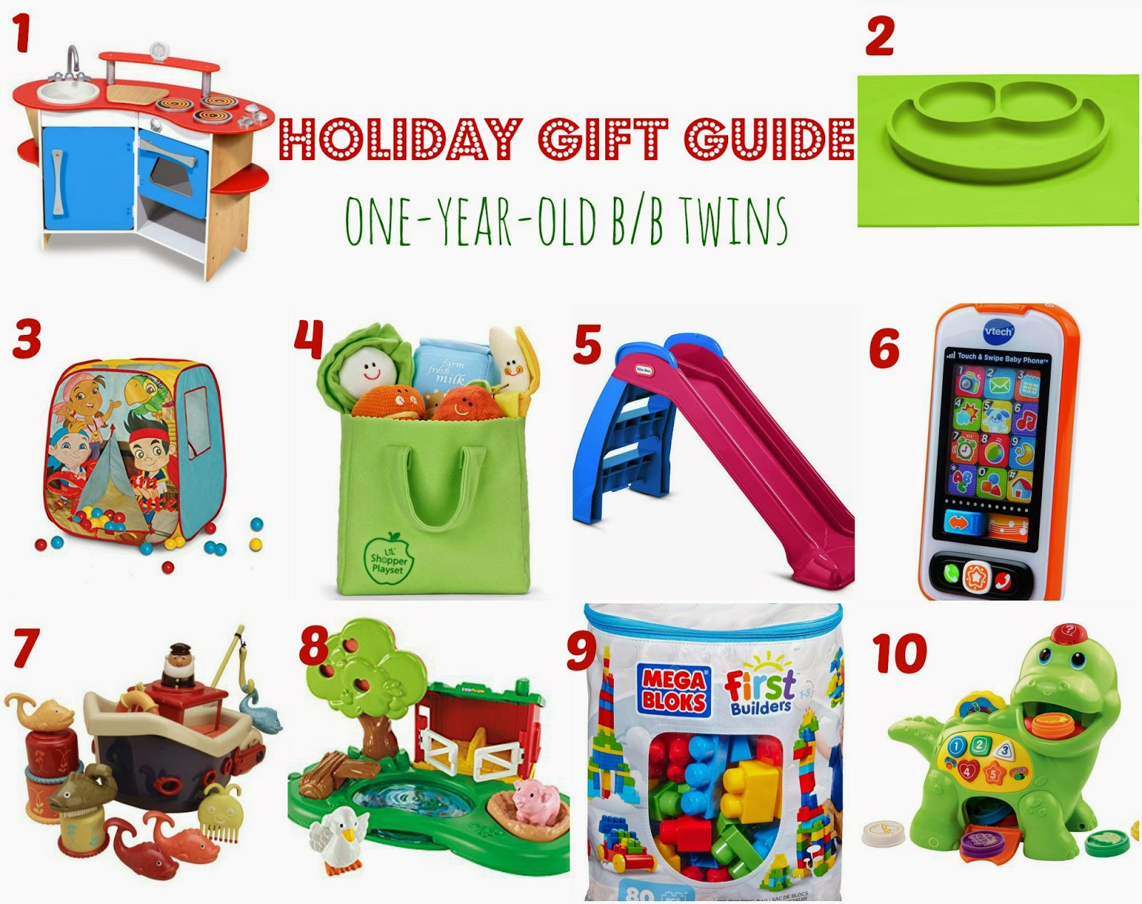 Best ideas about Christmas Gift Ideas For One Year Old
. Save or Pin Twin Talk Blog Holiday Gift Guide one year old twins Now.