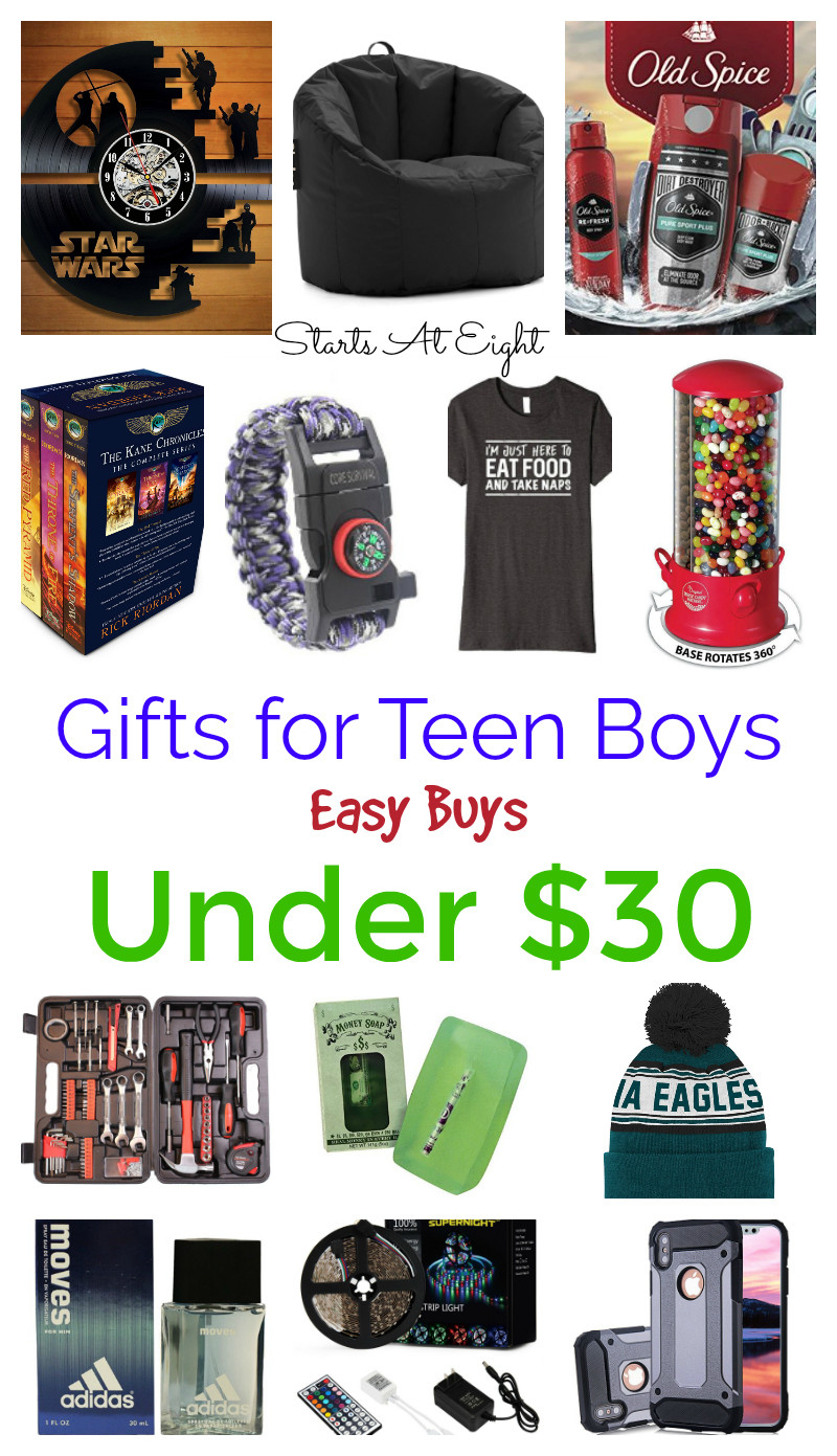 Best ideas about Christmas Gift Ideas For Teen Boys
. Save or Pin Gifts for Teen Boys Easy Buys Under $30 StartsAtEight Now.