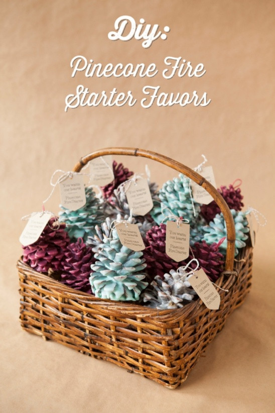 Best ideas about Christmas Gift Ideas To Make
. Save or Pin DIY Pinecone Fire Starter Favors by Jen Carreiro Now.