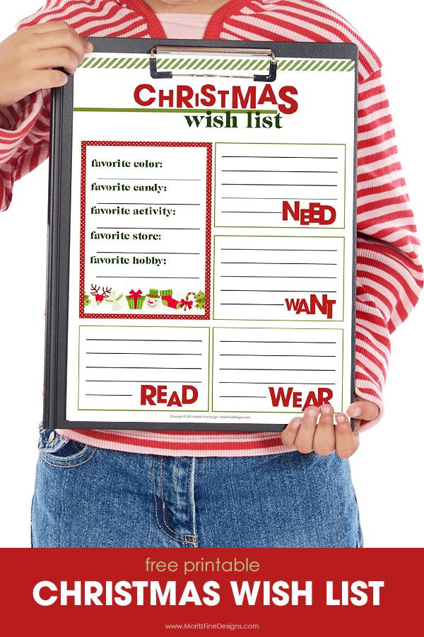 Best ideas about Christmas Gift List Ideas
. Save or Pin Free Printable Christmas Wish List Now.