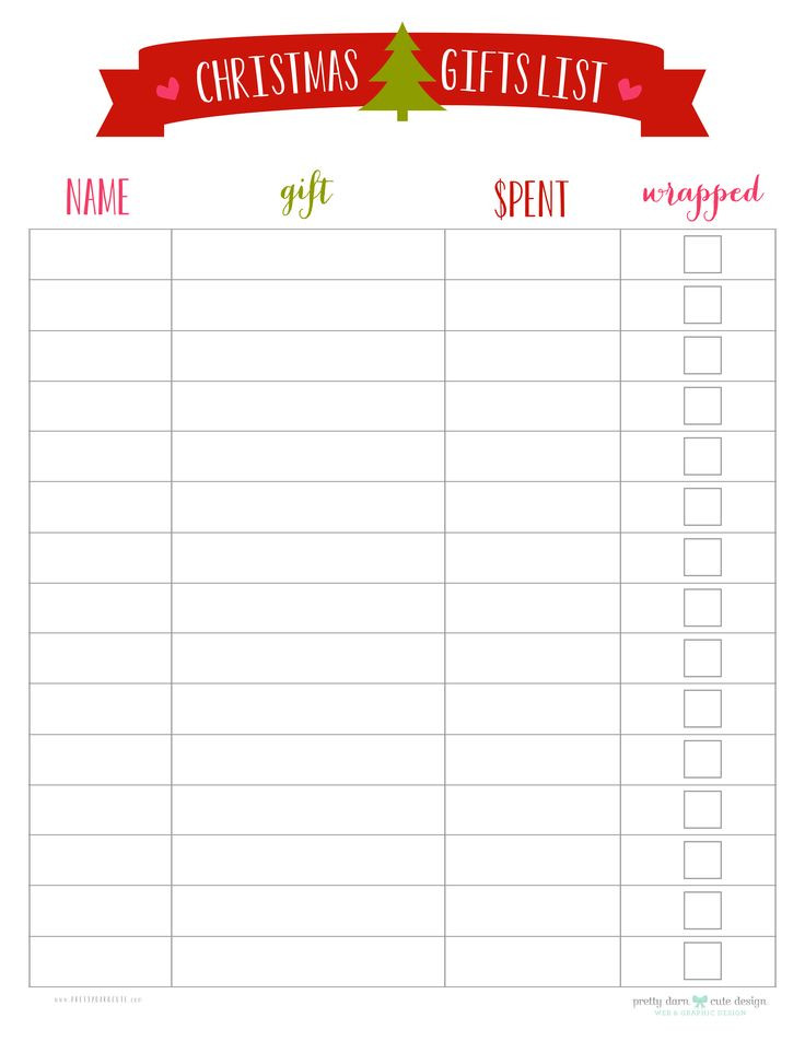 Best ideas about Christmas Gift List Ideas
. Save or Pin Best 25 Christmas list printable ideas on Pinterest Now.
