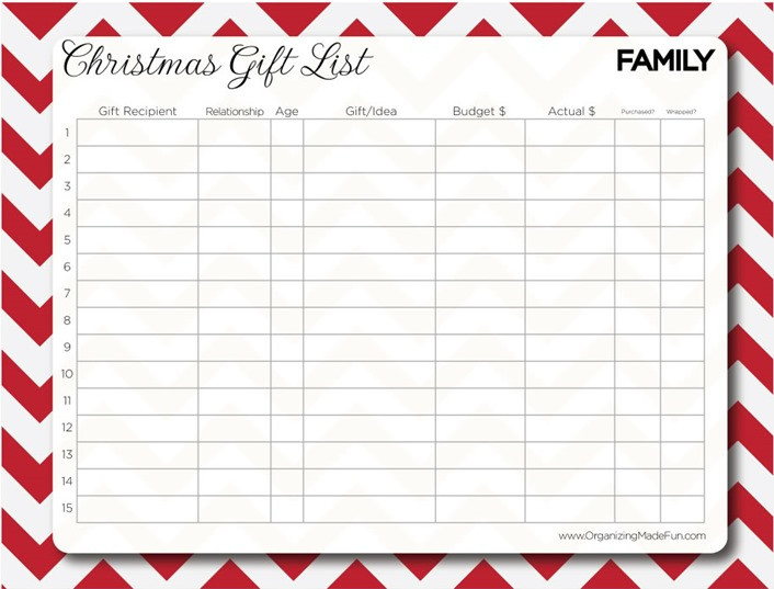 Best ideas about Christmas Gift List Ideas
. Save or Pin Make a t list Day 4 of 31 days to take the Stress out Now.