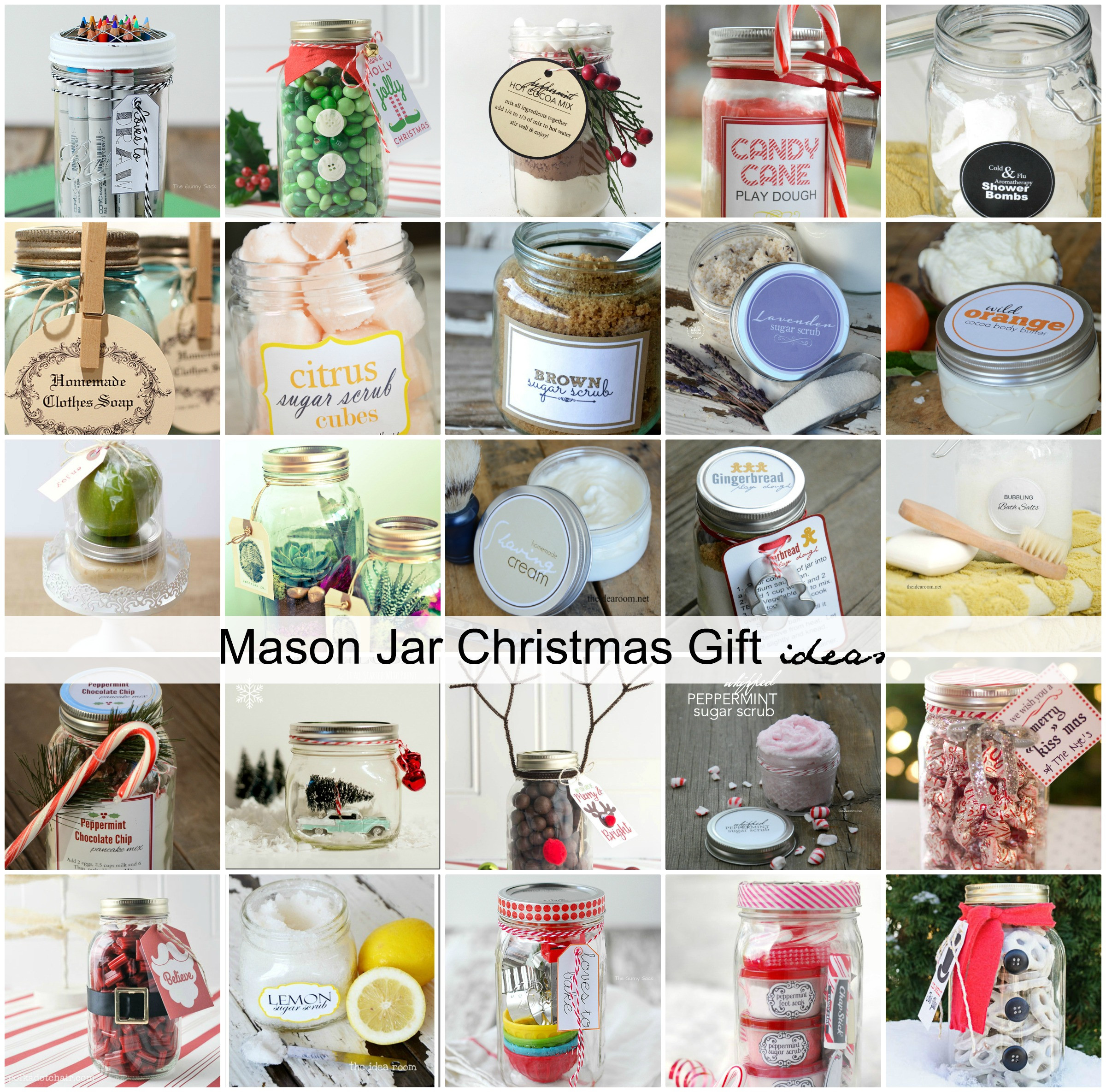 Best ideas about Christmas Jar Gift Ideas
. Save or Pin Mason Jar Christmas Gift Ideas The Idea Room Now.