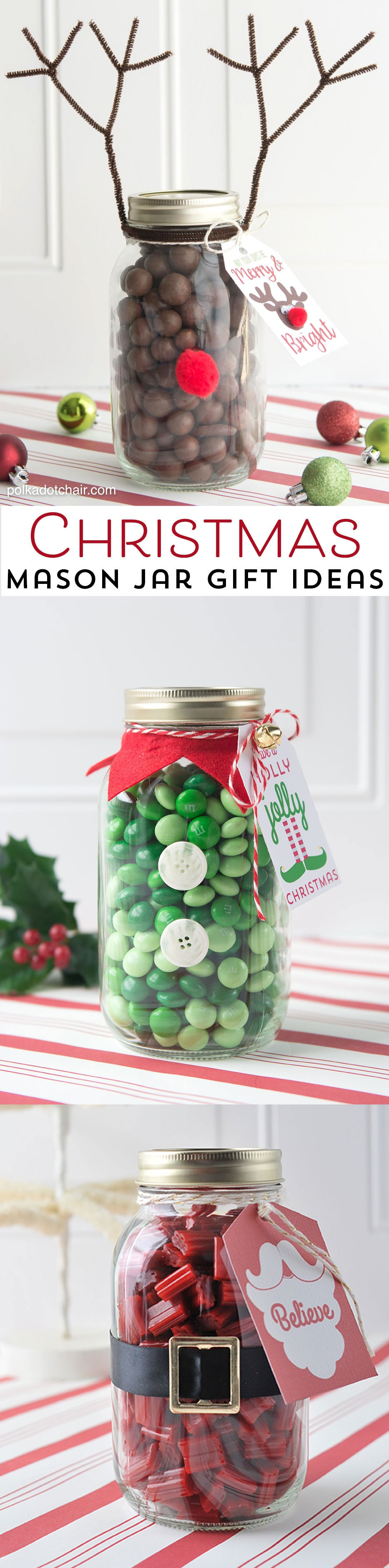 Best ideas about Christmas Jar Gift Ideas
. Save or Pin Reindeer Christmas Mason Jar Gift Idea Now.