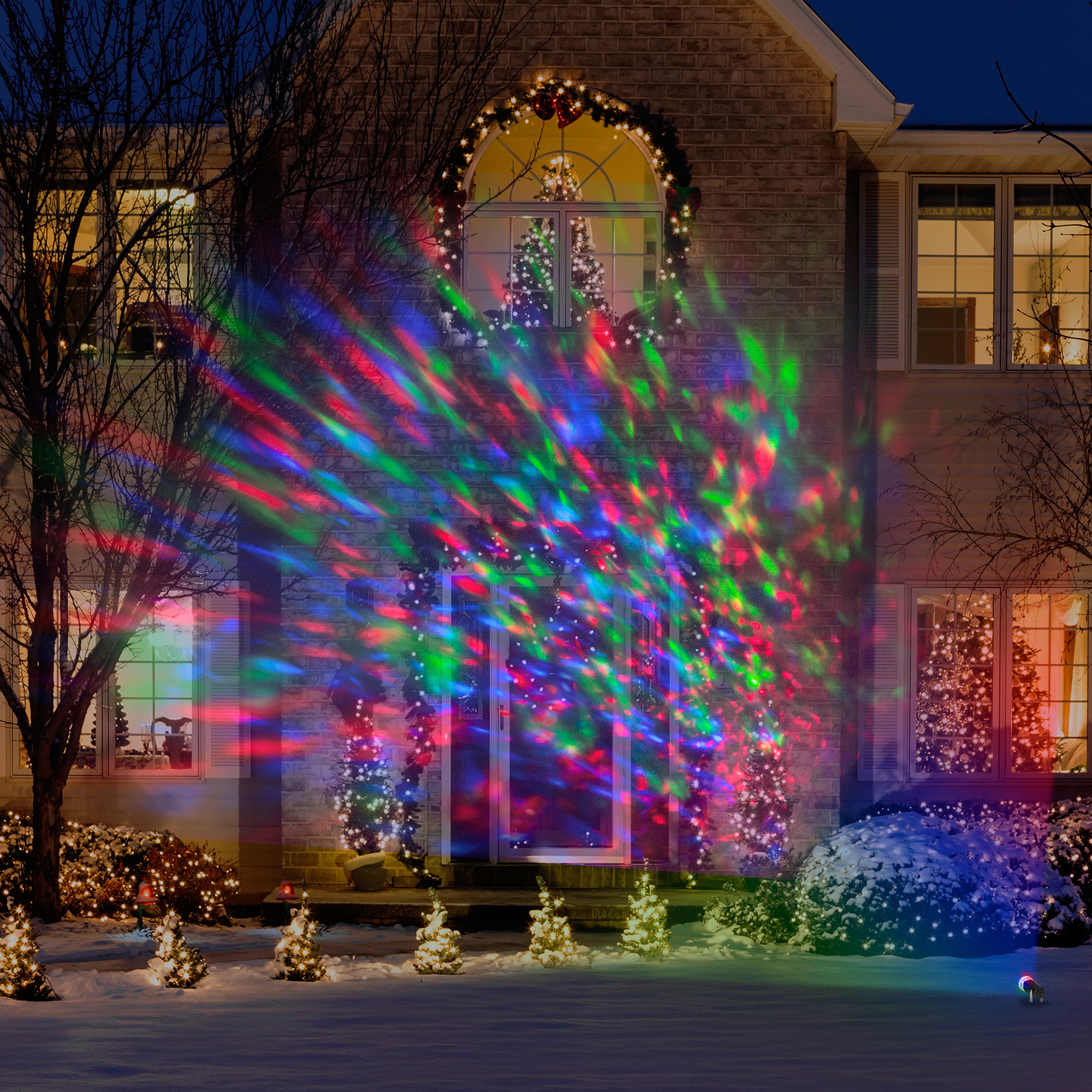 Best ideas about Christmas Lights Outdoor
. Save or Pin Lightshow Kaleidoscope Multi Colored Christmas Lights Led Now.