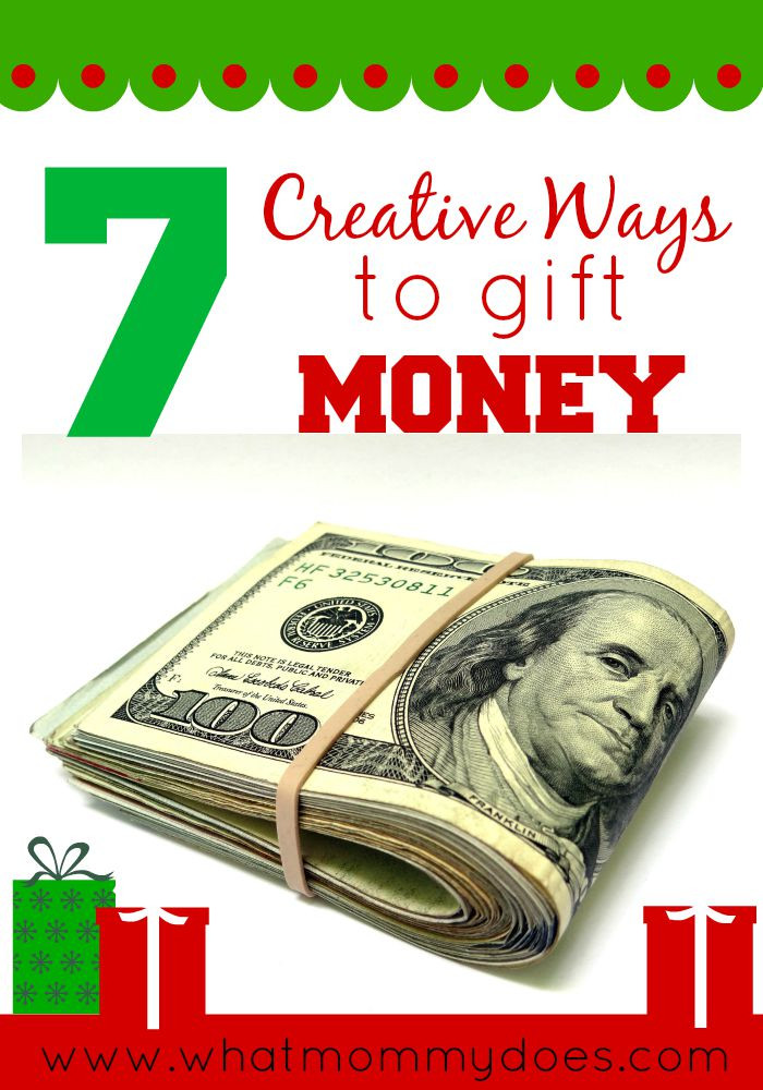 Best ideas about Christmas Money Gift Ideas
. Save or Pin 7 Creative Money Gift Ideas What Mommy Does Now.