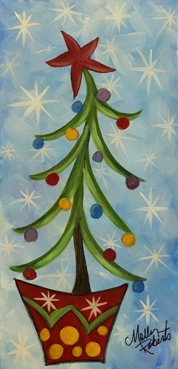 Best ideas about Christmas Painting Ideas
. Save or Pin 15 Easy Canvas Painting Ideas for Christmas 2017 Now.