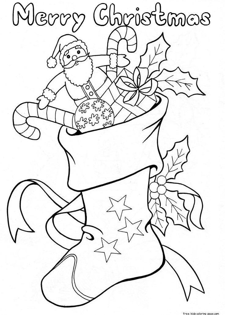 Best ideas about Christmas Stocking Coloring Sheets For Kids
. Save or Pin christmas stockings with candy and toys coloring pages Now.