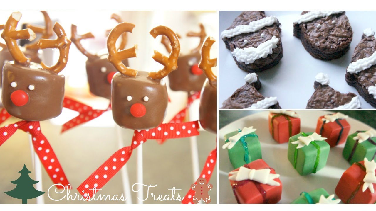 Best ideas about Christmas Treat DIY
. Save or Pin 3 DIY Christmas Treats Reindeer Marshmallow Pops Santa Now.