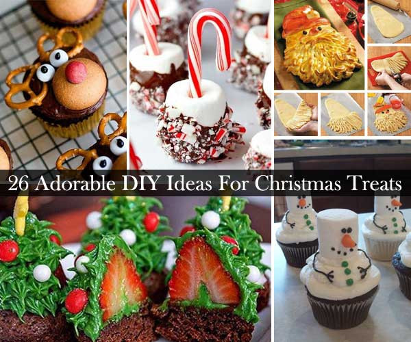 Best ideas about Christmas Treat DIY
. Save or Pin 26 Easy and Adorable DIY Ideas For Christmas Treats Now.