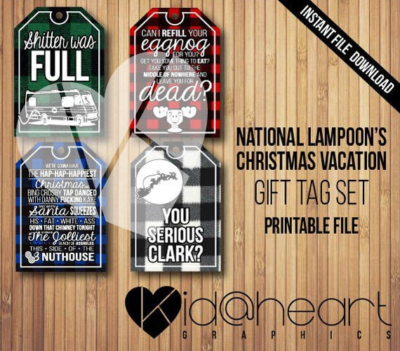 Best ideas about Christmas Vacation Gift Ideas
. Save or Pin National Lampoon s Christmas Vacation Gift Tag Set Now.