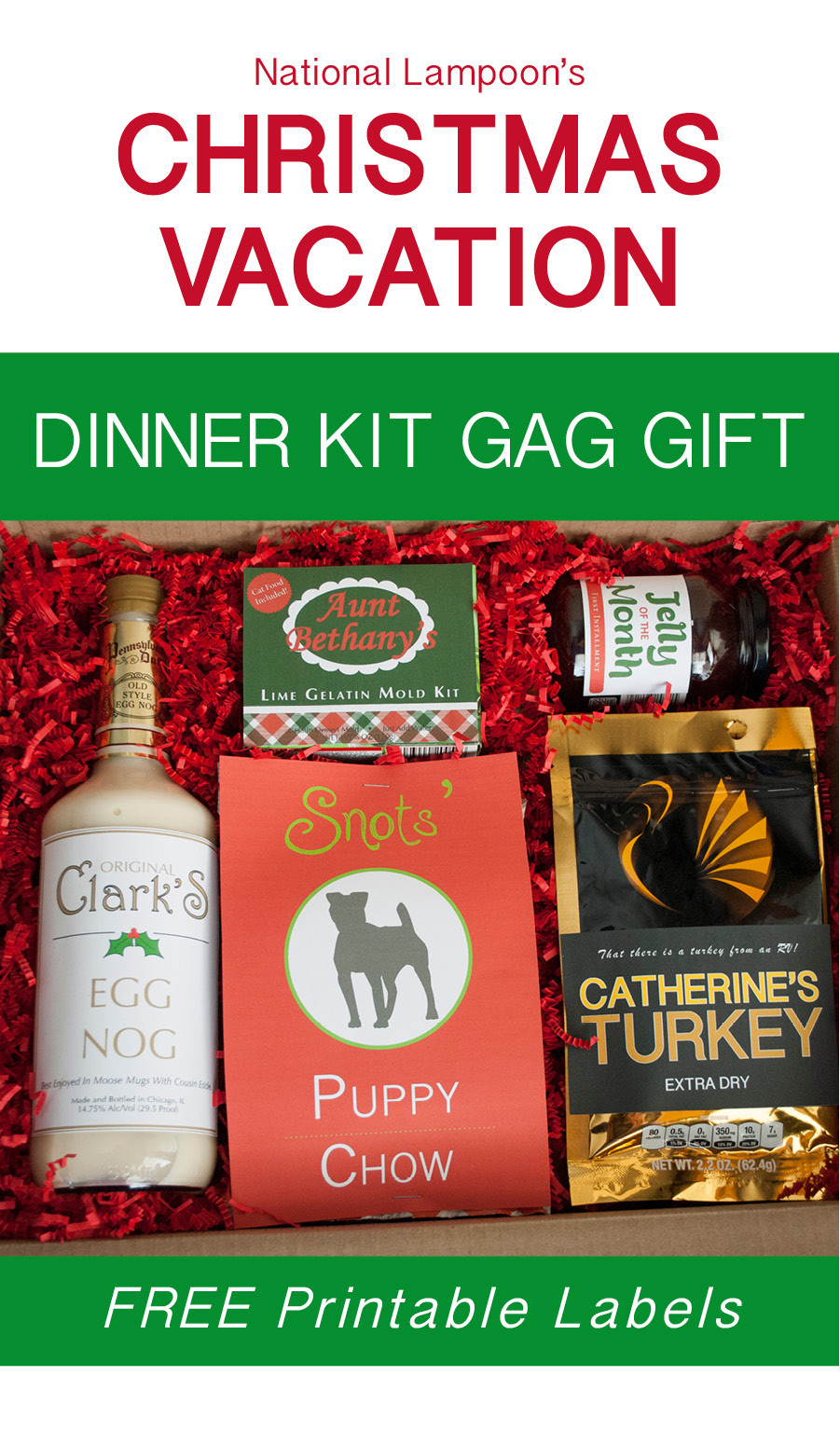 Best ideas about Christmas Vacation Gift Ideas
. Save or Pin Practically Living Christmas Vacation Dinner Kit White Now.