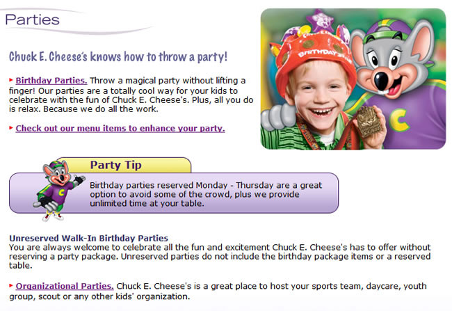 Best ideas about Chuck E Cheese Birthday Party Coupons
. Save or Pin All Regions Party Suppliers Party Venues Kids Now.