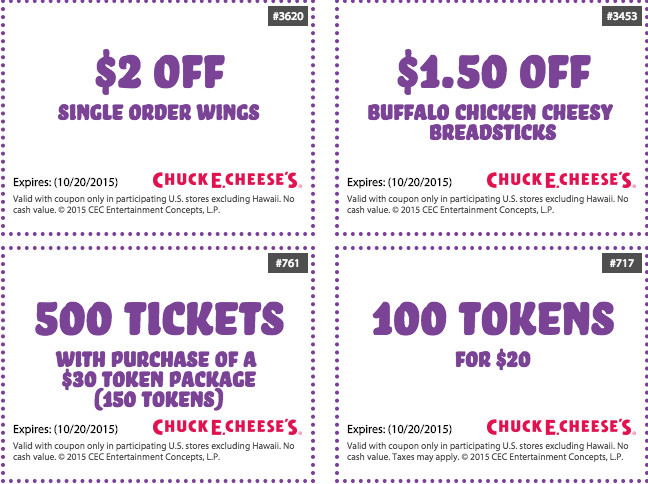 Best ideas about Chuck E Cheese Birthday Party Coupons
. Save or Pin Chuck E Cheese Printable Coupons January 2019 Free Now.