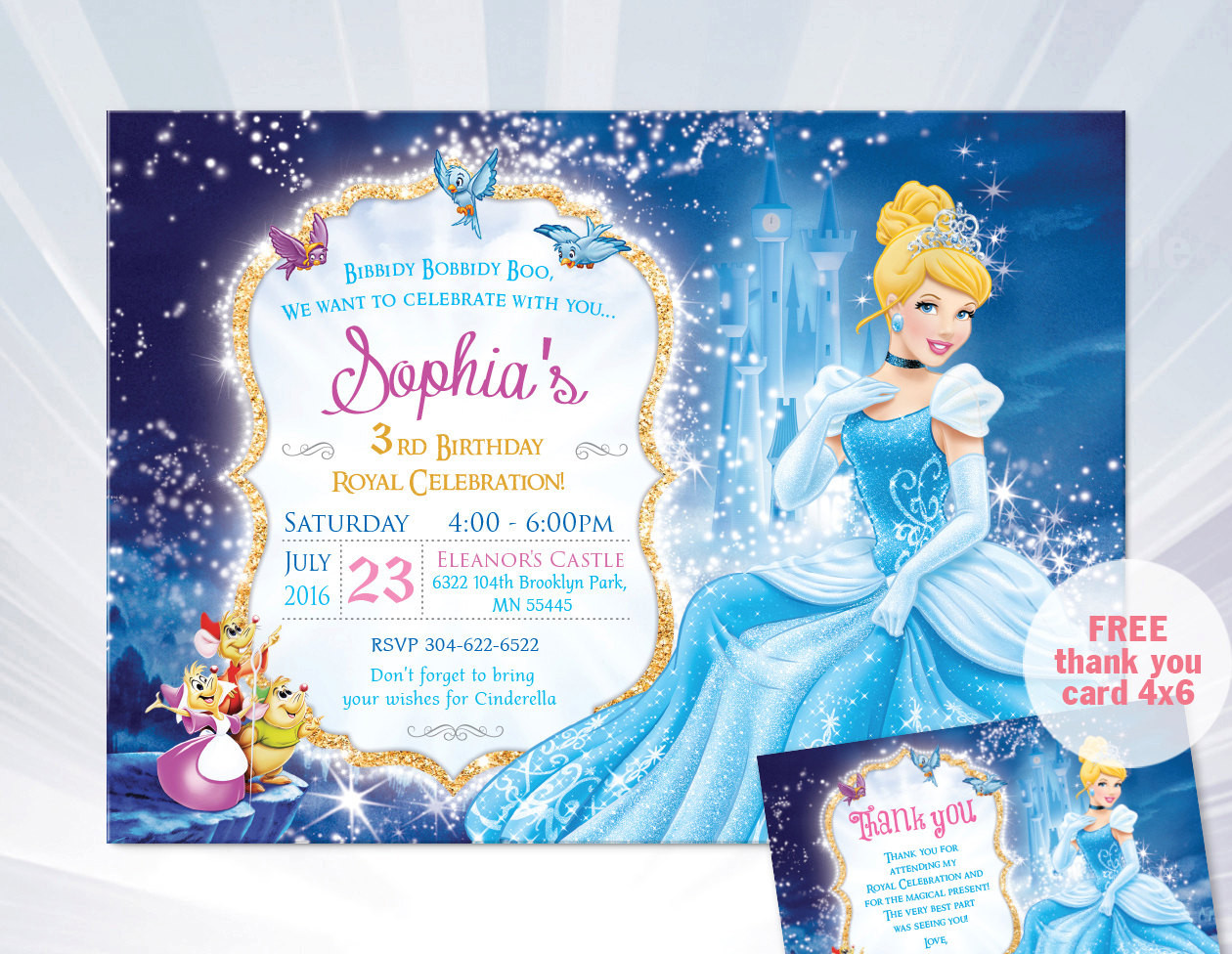 Best ideas about Cinderella Birthday Invitations
. Save or Pin princess cinderella birthday invitation princess by Now.