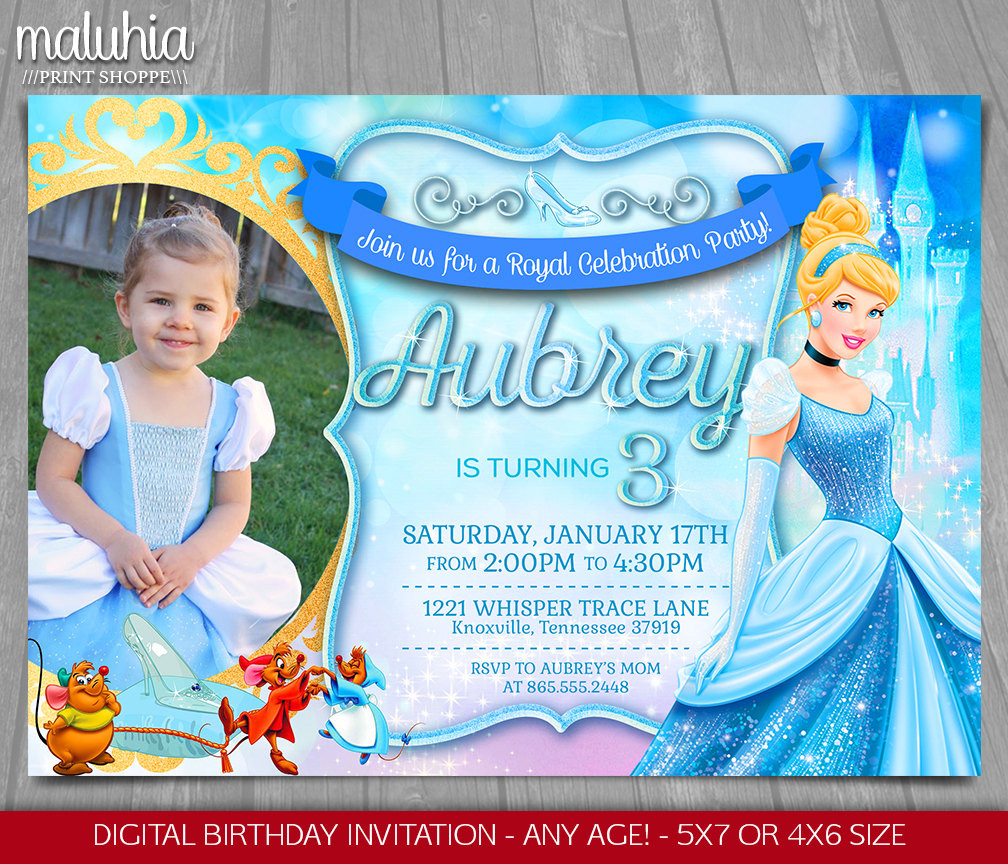 Best ideas about Cinderella Birthday Invitations
. Save or Pin Cinderella Invitation Disney Cinderella Invite Cinderella Now.