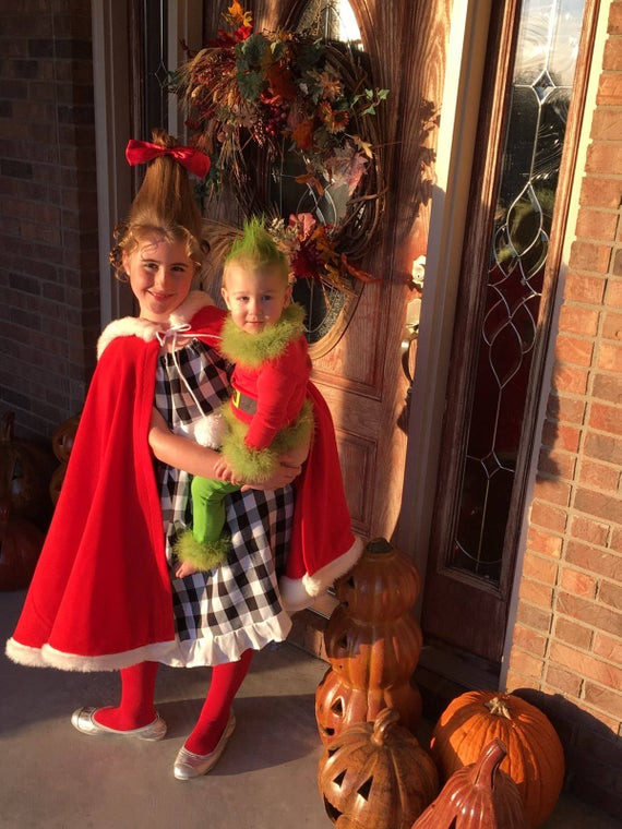 Best ideas about Cindy Lou Who Costume DIY
. Save or Pin Cindy Lou Who Costume The Grinch Red Riding Hooded Cape Now.