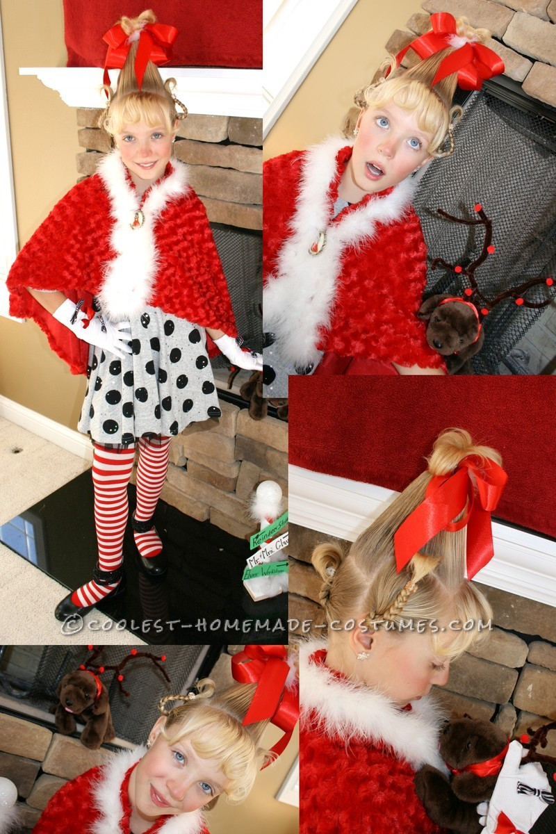 Best ideas about Cindy Lou Who Costume DIY
. Save or Pin Cool Cindy Lou Who Homemade Girls Halloween Costume Now.