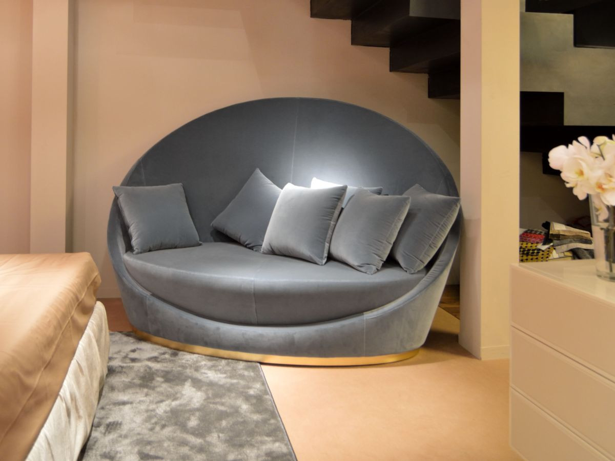 Best ideas about Circle Sofa Chairs
. Save or Pin Style Roundup – Decorating With Round Sofas And Couches Now.