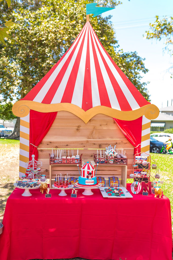 Best ideas about Circus Birthday Party Ideas
. Save or Pin Kara s Party Ideas Circus Big Top Birthday Party Now.