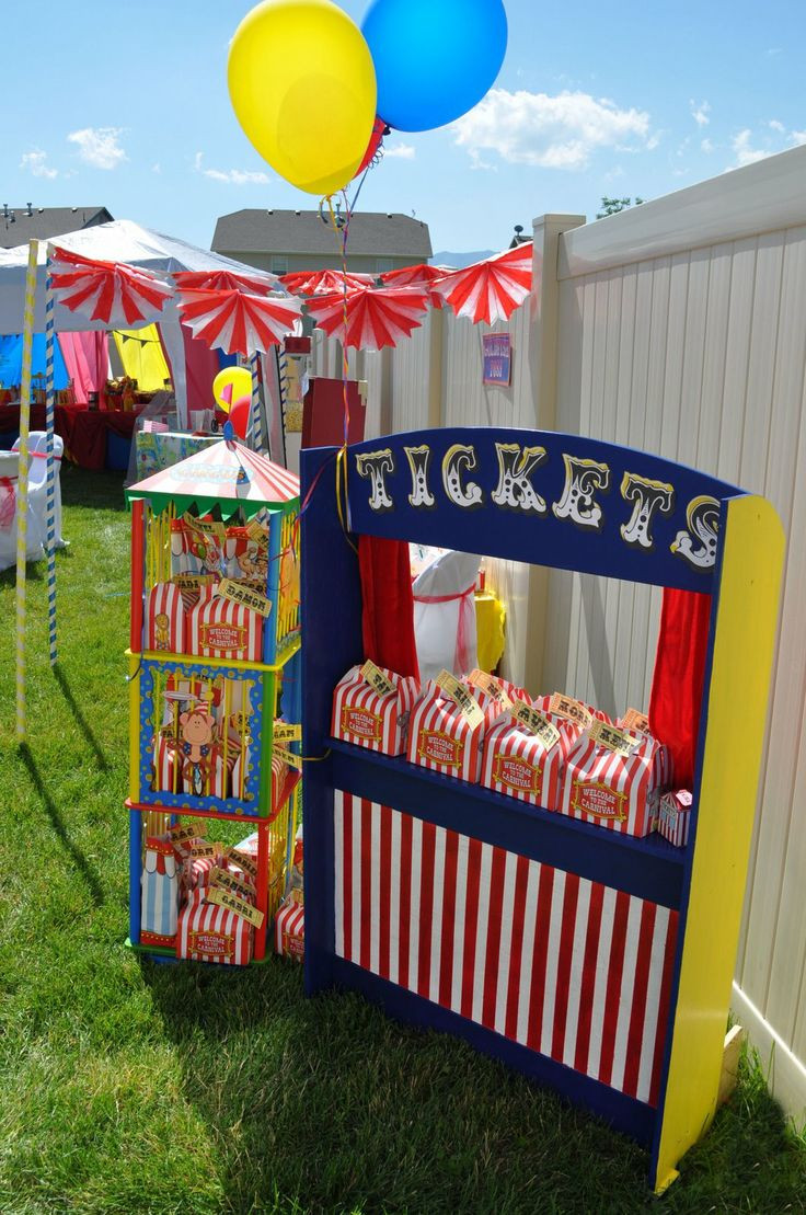 Best ideas about Circus Birthday Party Ideas
. Save or Pin Handmade ticket booth from Kara s Party Ideas Now.
