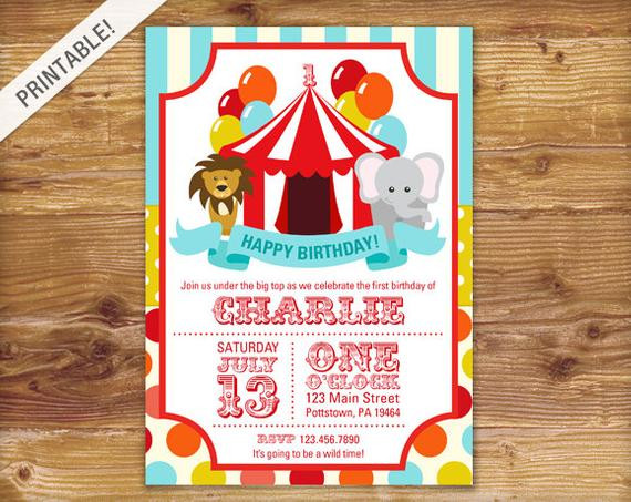 Best ideas about Circus Birthday Party Invitations
. Save or Pin First Birthday Carnival Invite Circus Invitation Carnival Now.