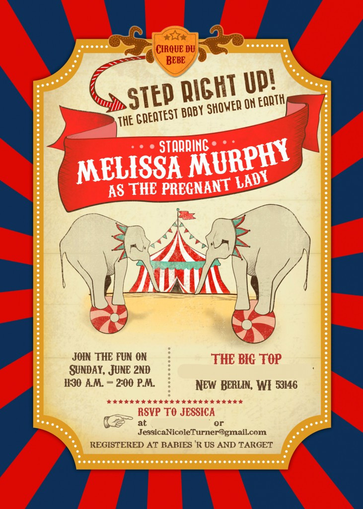 Best ideas about Circus Birthday Party Invitations
. Save or Pin Circus Baby Shower – Invitations & Decor Part 1 of 2 Now.