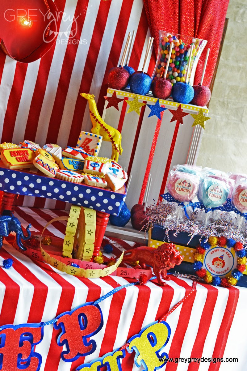 Best ideas about Circus Birthday Party
. Save or Pin GreyGrey Designs My Parties TJ and Taylor s Circus Now.